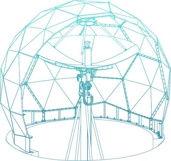 antenna within a radome